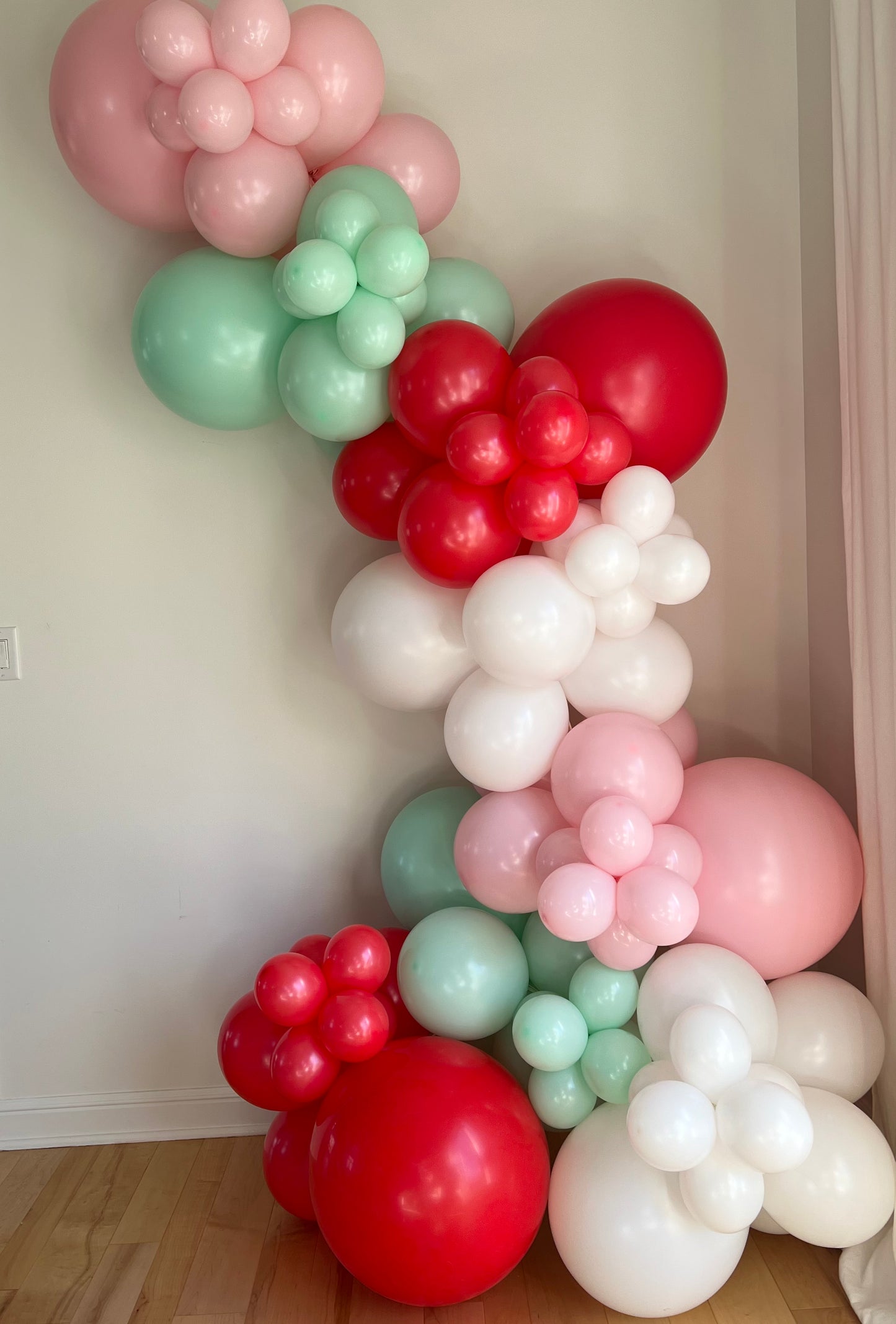 Candy Mint Balloon Garland