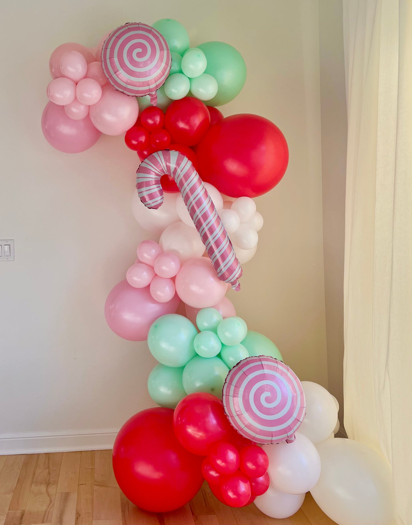 Candy Mint Balloon Garland