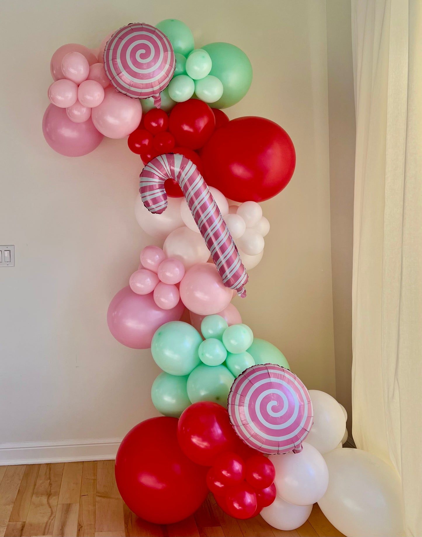 Candy Mint Balloon Garland